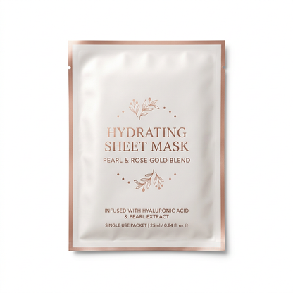 Face mask white background e-commerce shot