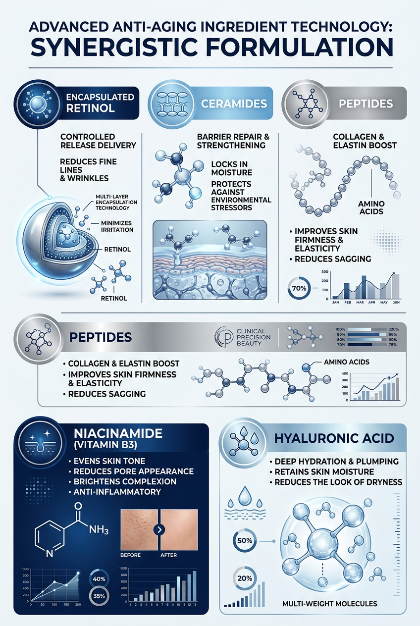 Retinol Complex Ingredients Infographic