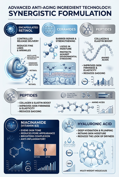 Retinol Complex Ingredients Infographic
